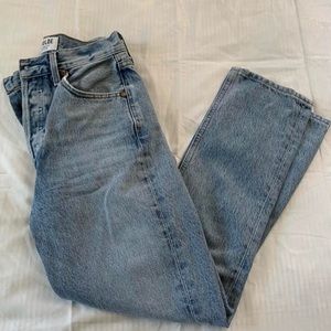 Agolde Women's Straight Leg Jeans - Light Blue